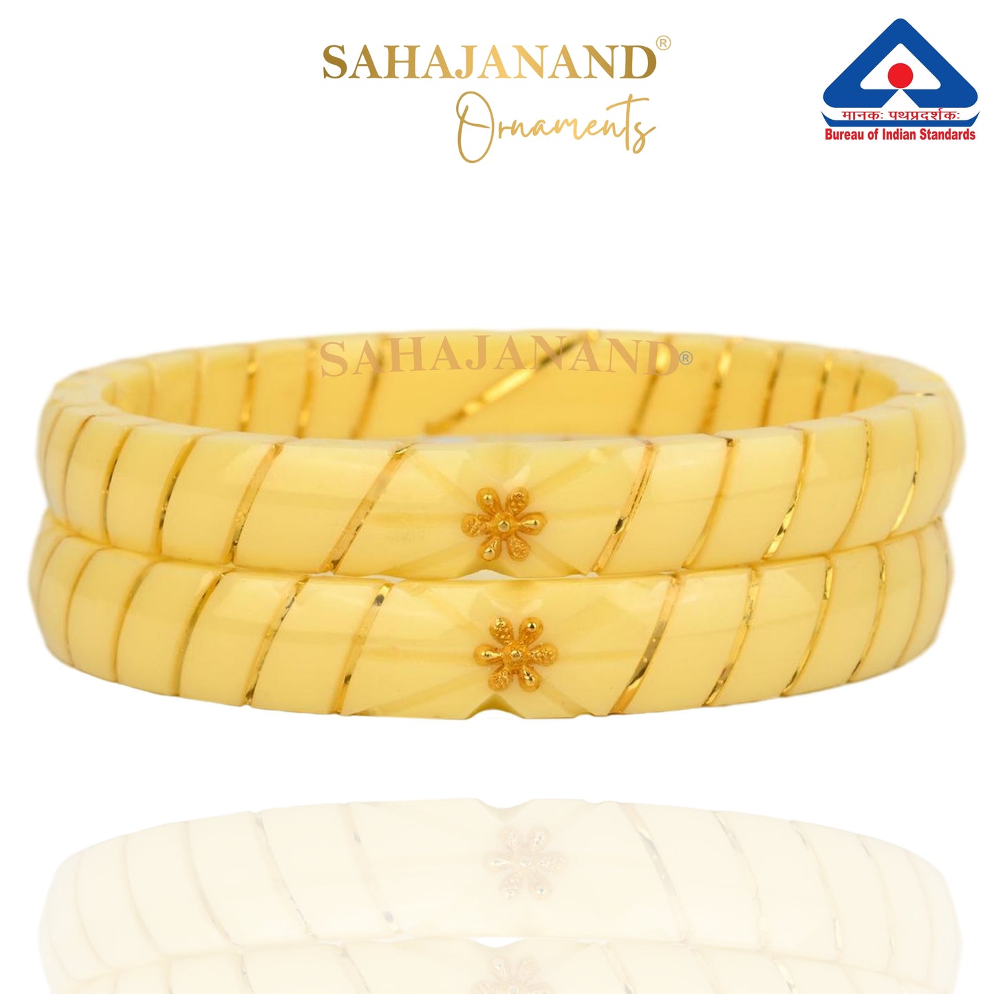 "Shwet Ivory : A Truly Unique 916 Gold Bangle"