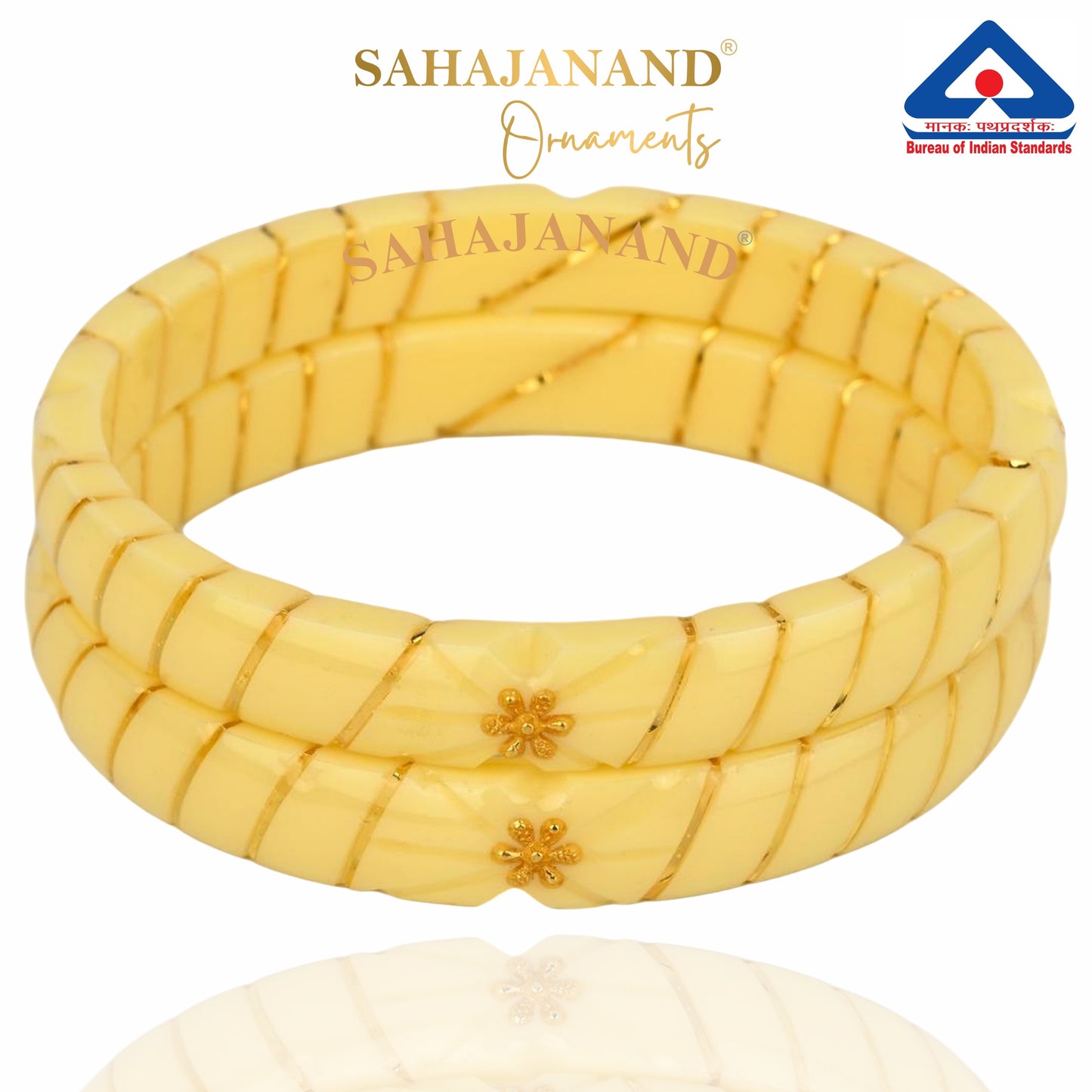 "Shwet Ivory : A Truly Unique 916 Gold Bangle"