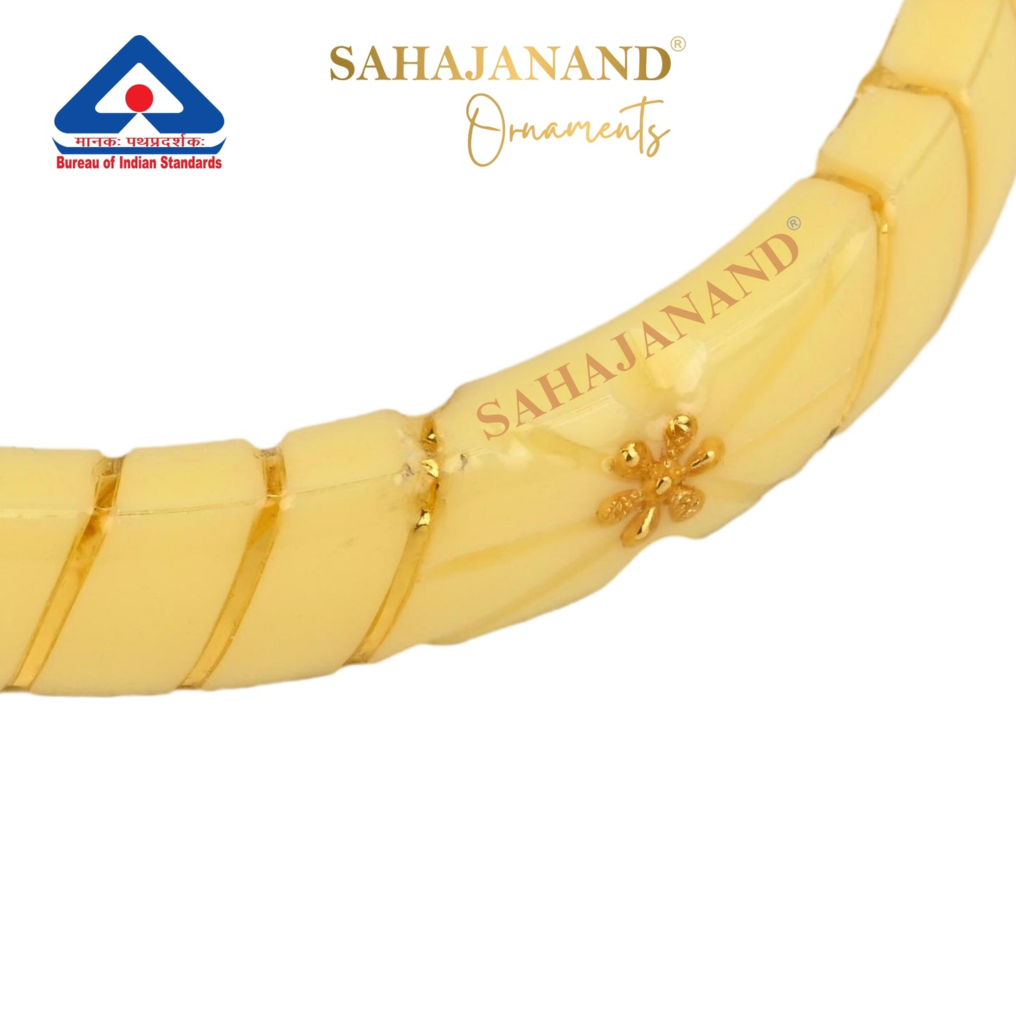 "Shwet Ivory : A Truly Unique 916 Gold Bangle"