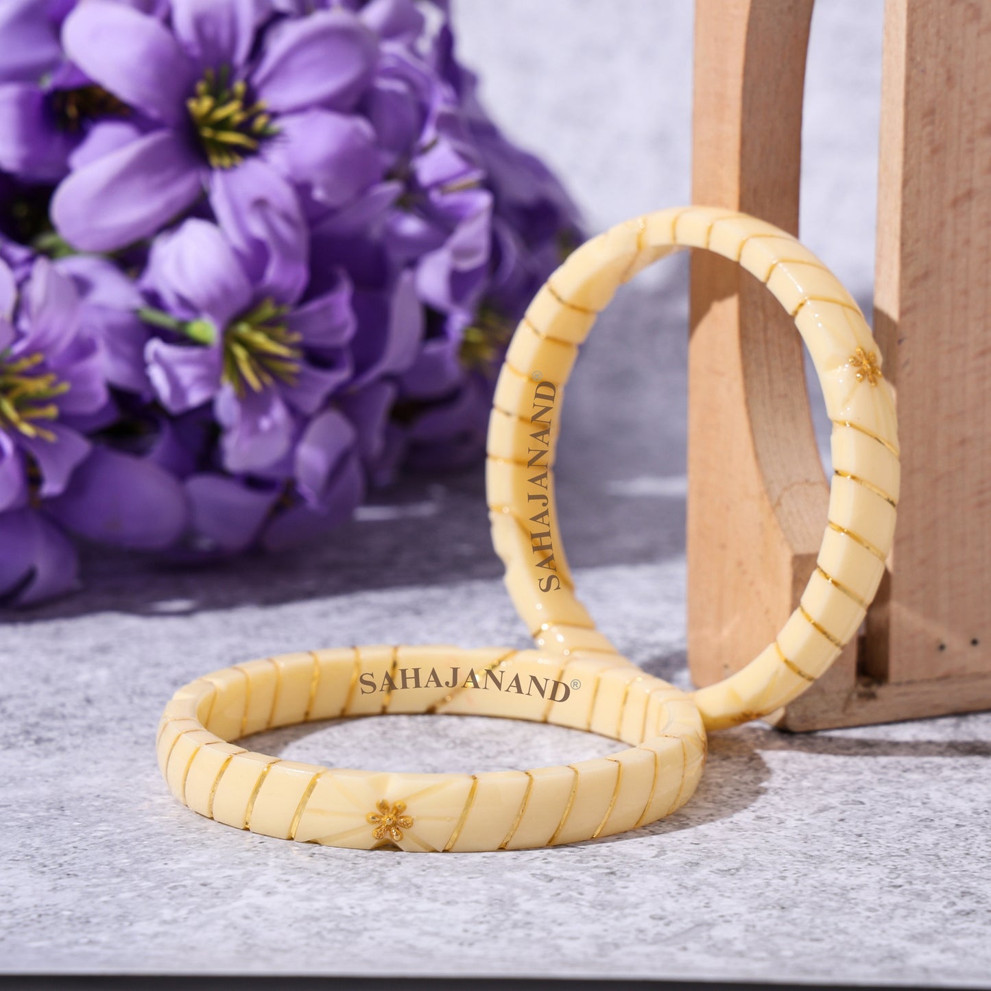 "Shwet Ivory : A Truly Unique 916 Gold Bangle"