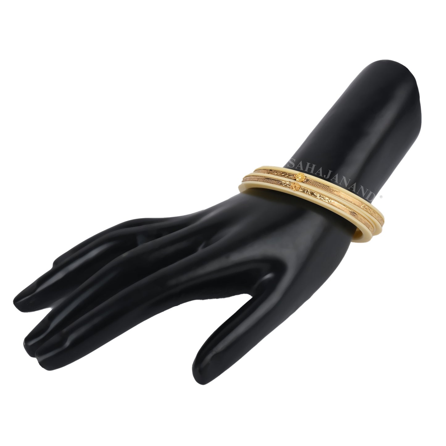 "Shonar Aarambho – A new beginning in an ancient style" 916 22k Gold Bangles (2 pis)