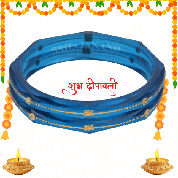 "Sapphire Elegance - Blue Shringar"