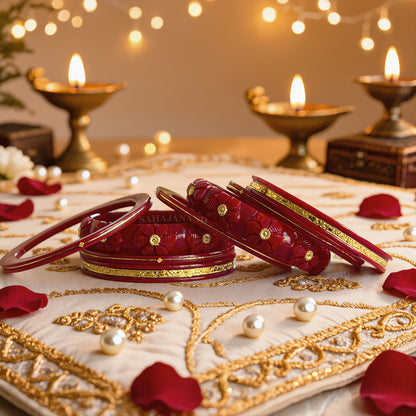 "Ancient Gold Chuda : "Inspired by Royal Heritage"
