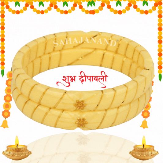 "Shwet Ivory : A Truly Unique 916 Gold Bangle"