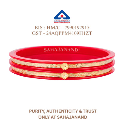 "Shonar Aarambho  –  A new beginning in an ancient style" 916 22k Gold Bangles (2 pis)