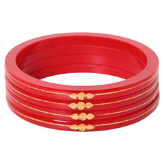 Red - Divya Shringar Bangles (916 22k)