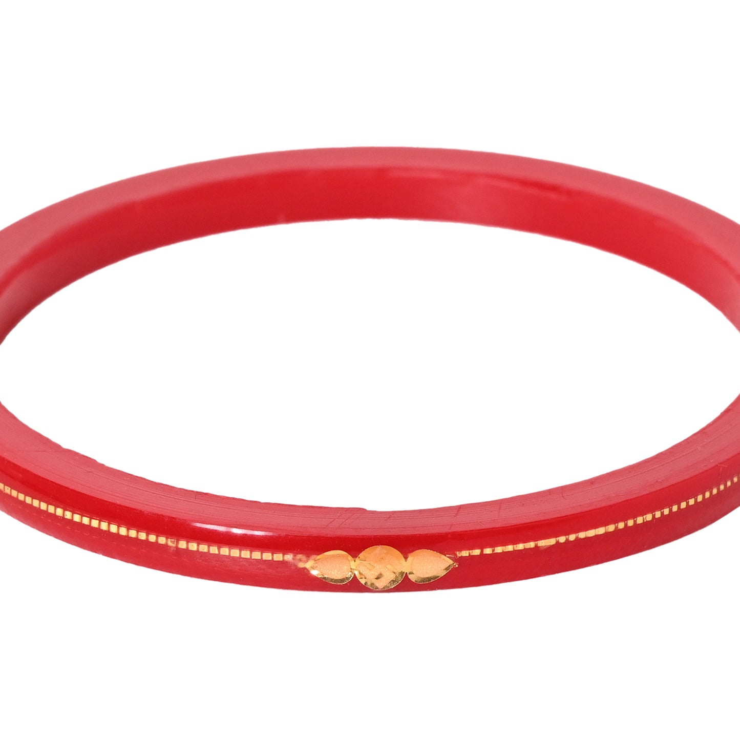 Red - Divya Shringar Bangles (916 22k)