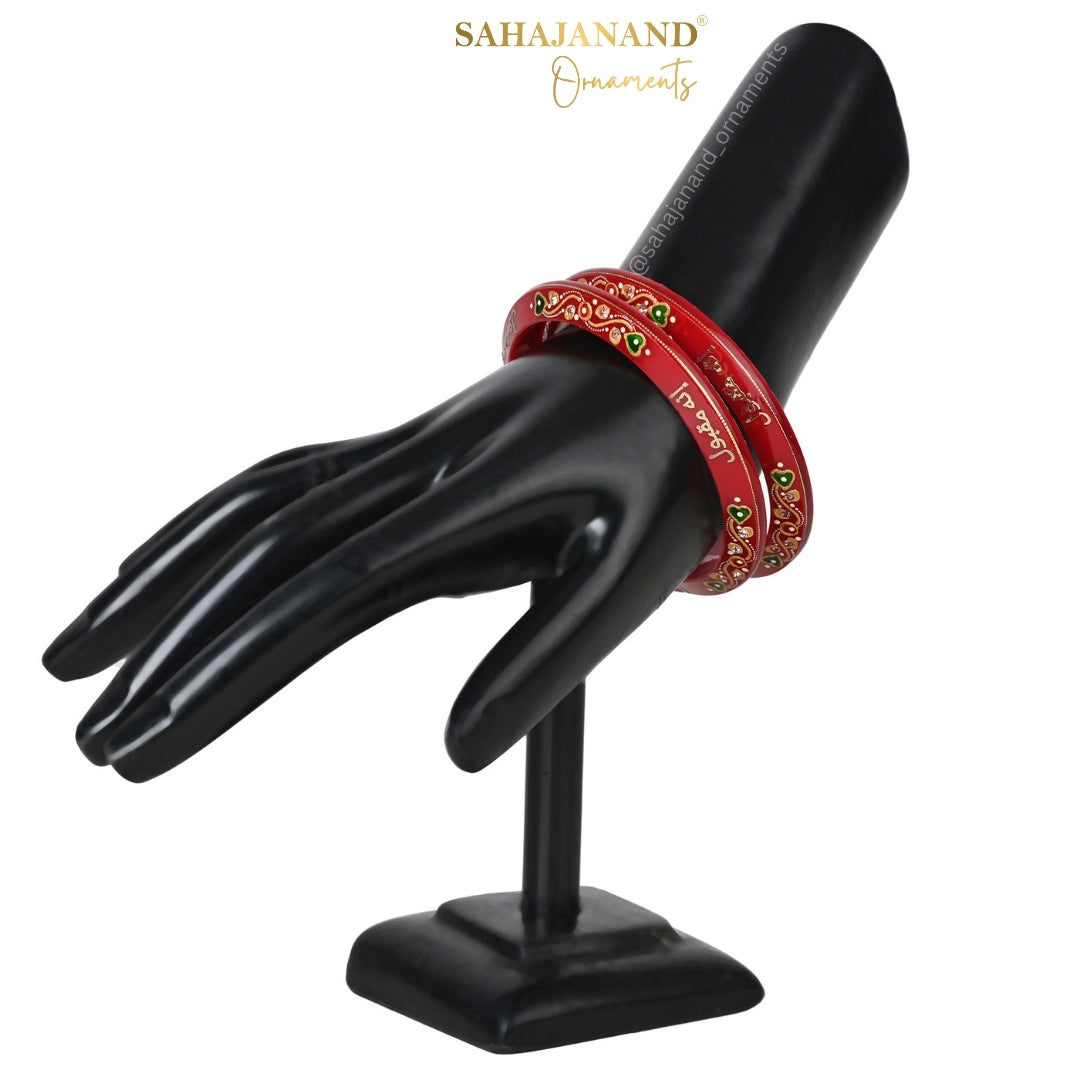 Kabul He pola 22K gold bangles - Sahajanand Ornaments