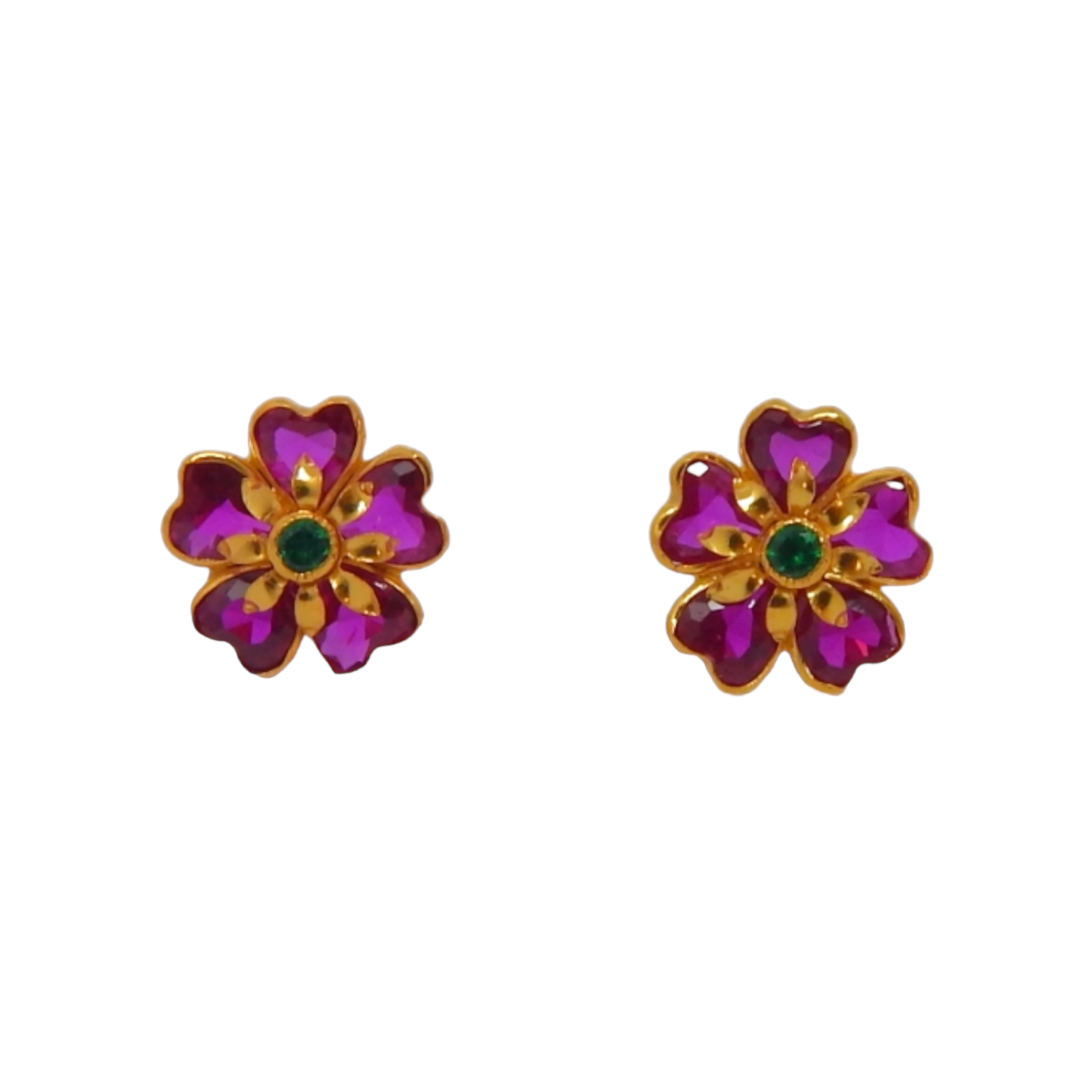 "Purple Passion: Elegance in Earrings"