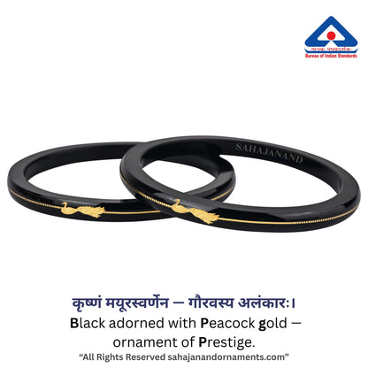 “Black - A Divya Shringar Bangles 916 22k Gold” (2 pis)
