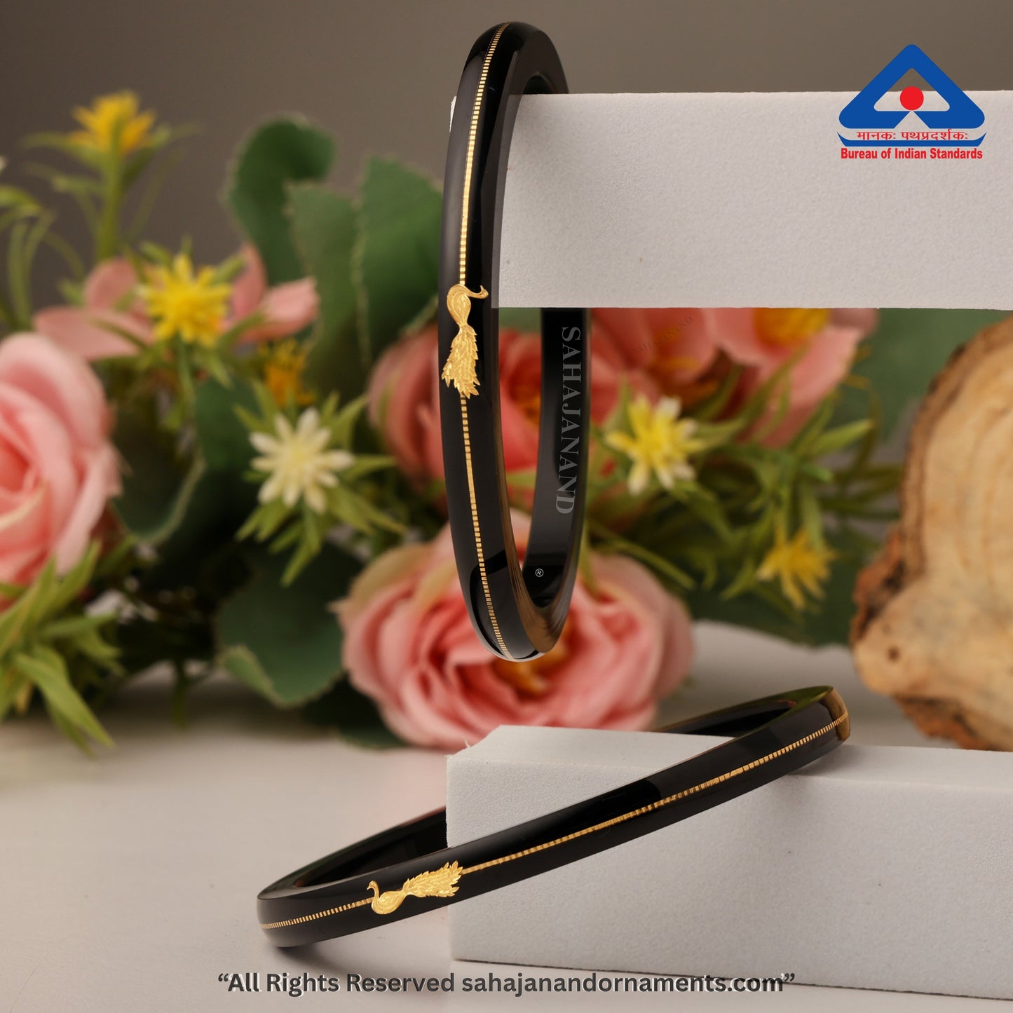 “Black - A Divya Shringar Bangles 916 22k Gold” (2 pis)