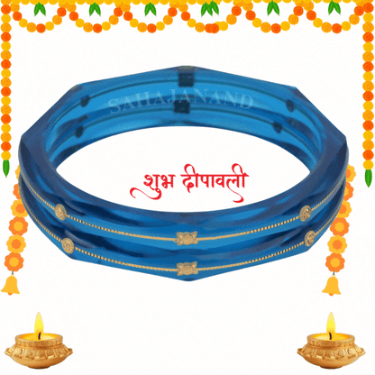 "Sapphire Elegance - Blue Shringar"