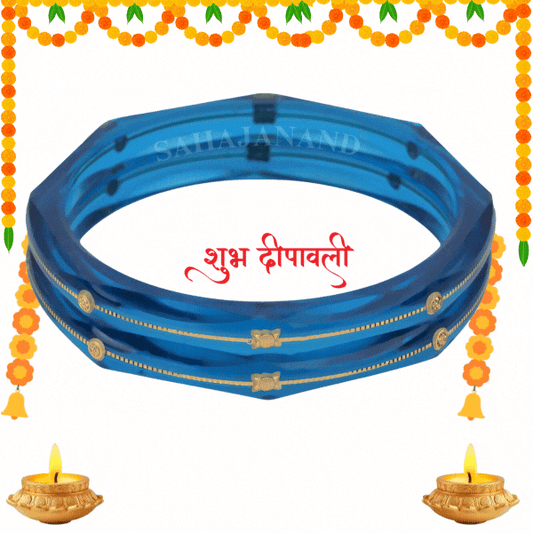 "Sapphire Elegance - Blue Shringar"