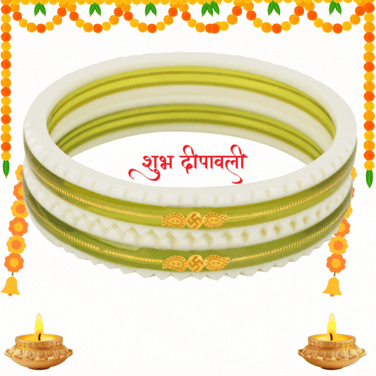 HINNA – "RADIANT CHARM BANGLES" 916 22k Gold Pola Bangles