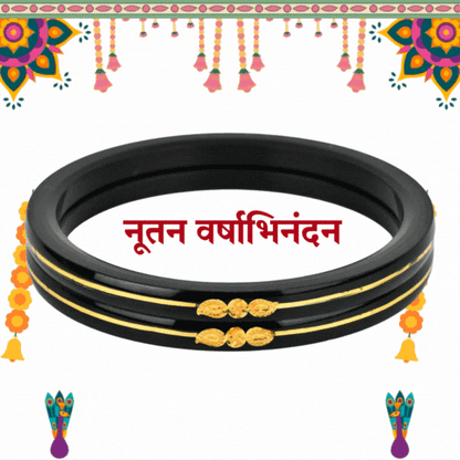 “Black - A Divya Shringar Bangles 916 22k Gold” (2 pis)