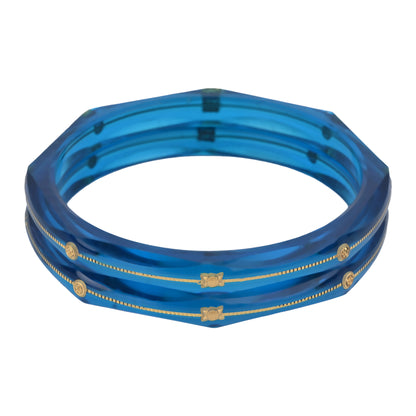 "Sapphire Elegance - Blue Shringar"