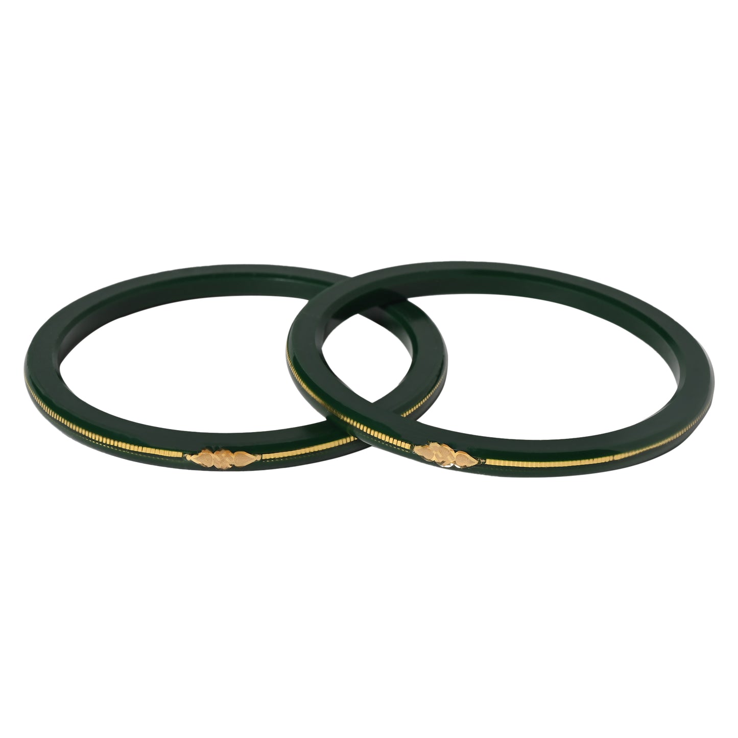 “Hallmark Green Divya Shringar Bangle” (Pack of 1 Pair) (2 pis)