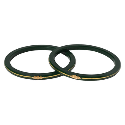 “Hallmark Green Divya Shringar Bangle” (Pack of 1 Pair) (2 pis)