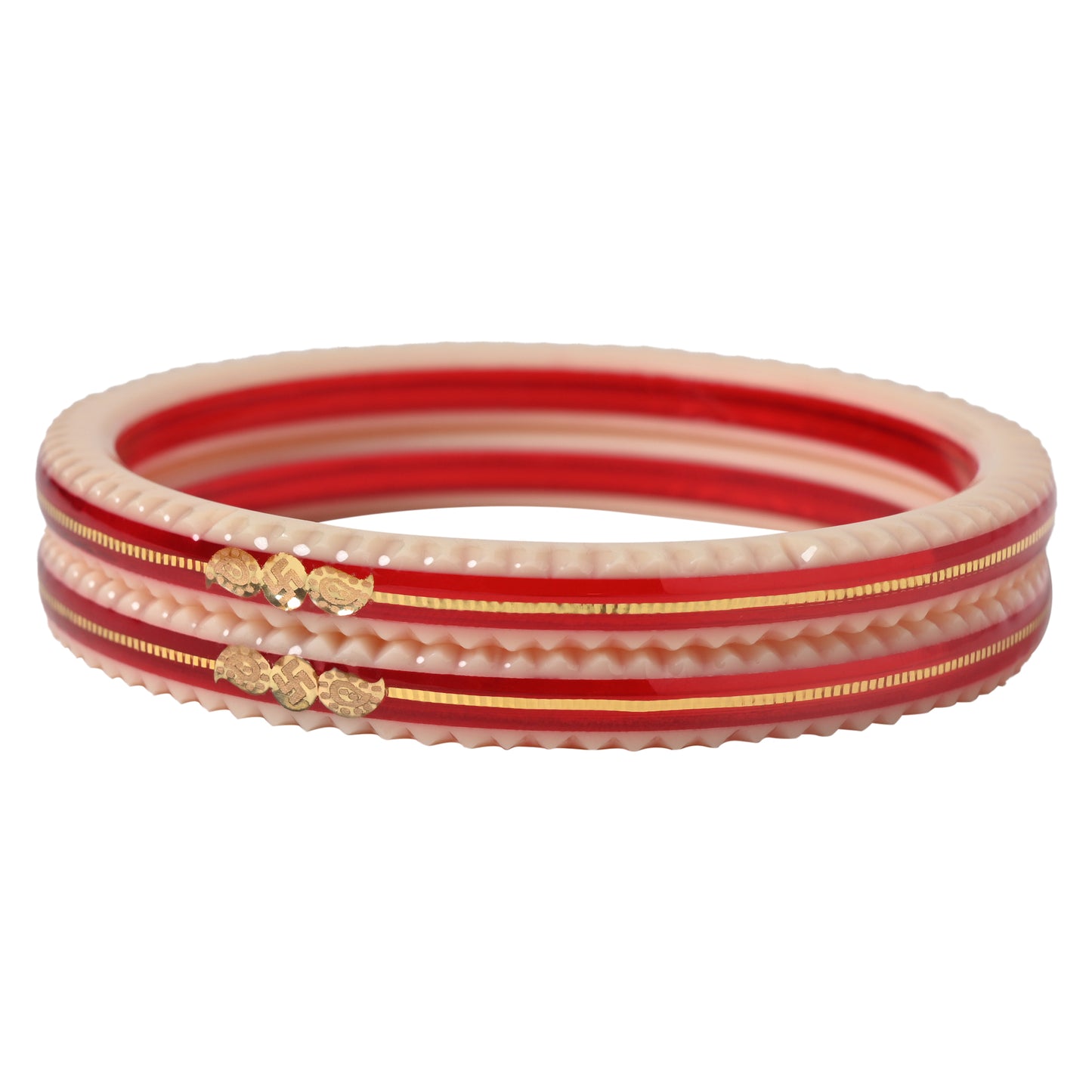 Red – “Crimson Charm Women’s Bangle” (Pack of 1 Pair) (2 pis)