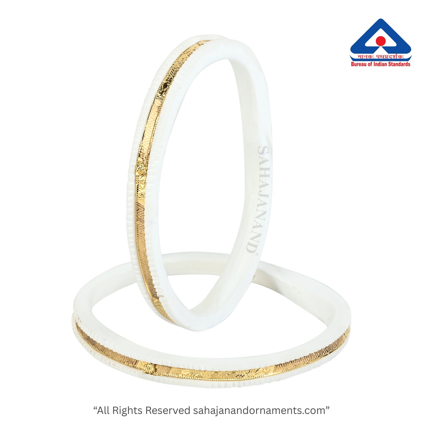 "Sankha Shonar Aarambho  –  A new beginning in an ancient style" 916 22k Gold Bangles (2 pis)
