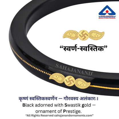 “Black - A Divya Shringar Bangles 916 22k Gold” (2 pis)