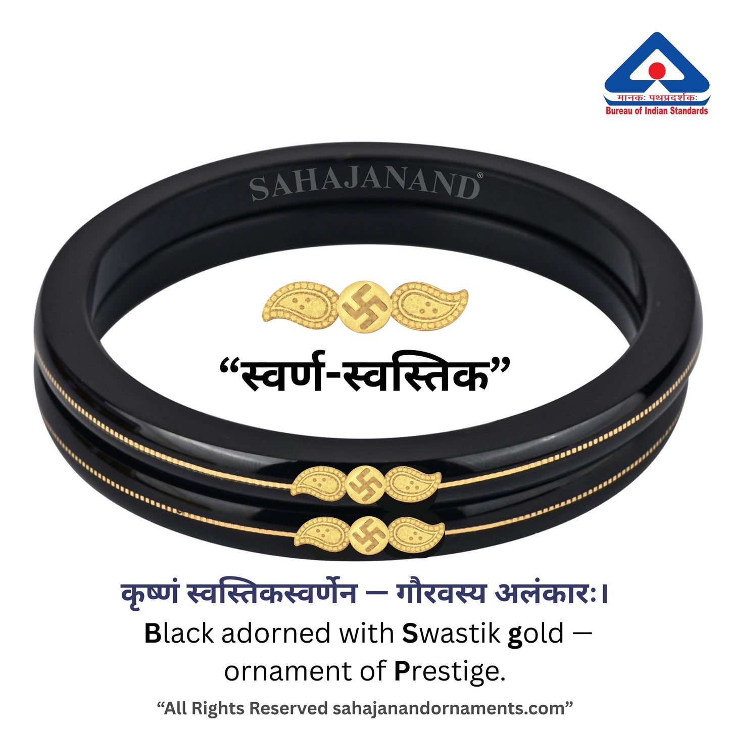 “Black - A Divya Shringar Bangles 916 22k Gold” (2 pis)