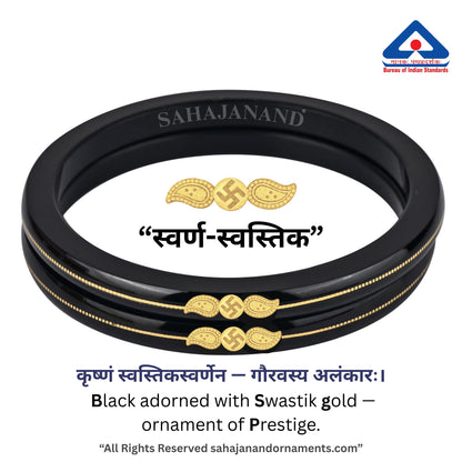 “Black - A Divya Shringar Bangles 916 22k Gold” (2 pis)