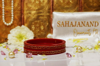 Sahajanand's Exclusives Gold Bangles 916 22k Hallmark