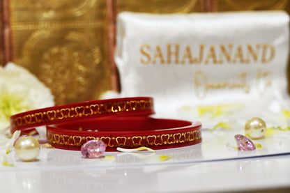 Sahajanand's Exclusives Gold Bangles 916 22k Hallmark