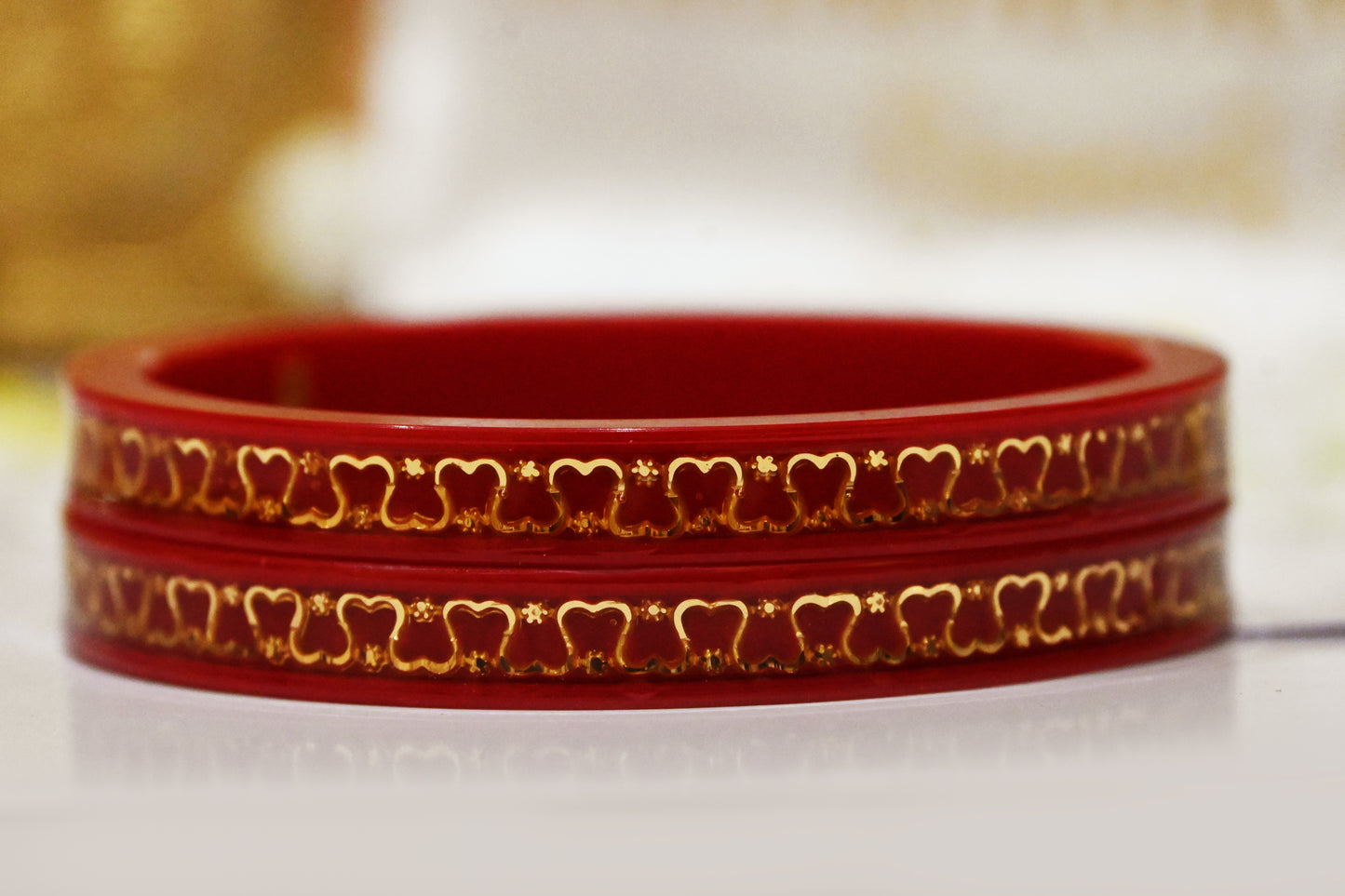 Sahajanand's Exclusives Gold Bangles 916 22k Hallmark