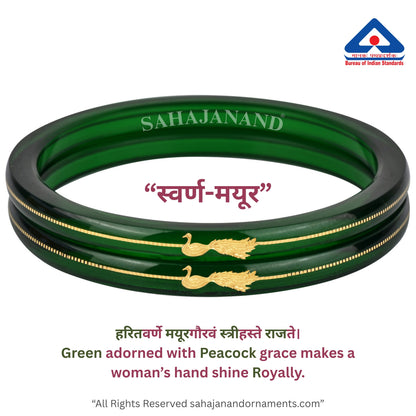 Zamrud Green - A Saumya Shringar 916 22k Bangles (Pack of 2)