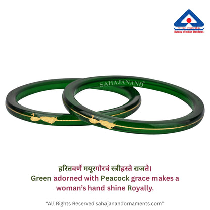 Zamrud Green - A Saumya Shringar 916 22k Bangles (Pack of 2)
