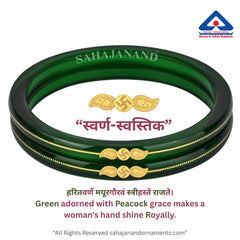 Zamrud Green - A Saumya Shringar 916 22k Bangles (Pack of 2)