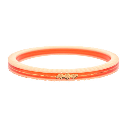 "Sunkissed Citrus: Women's Orange Bangle"