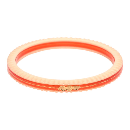 "Sunkissed Citrus: Women's Orange Bangle"