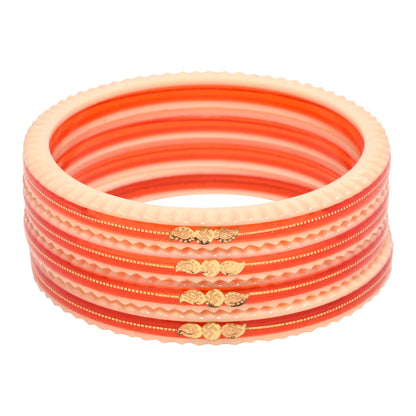 "Sunkissed Citrus: Women's Orange Bangle"